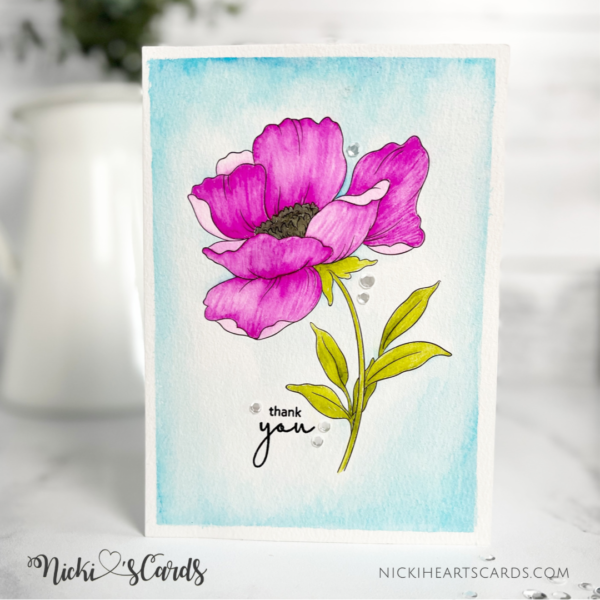 Nicki Hearts Cards, Watercolor, Card Making