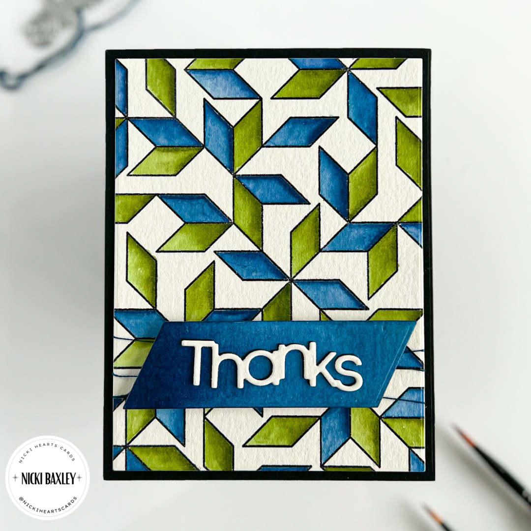 masculine card, thanks, card making, simon says stamp