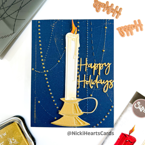 Cards, Card Making, Christmas Cards, Sizzix, Nicki Hearts Cards
