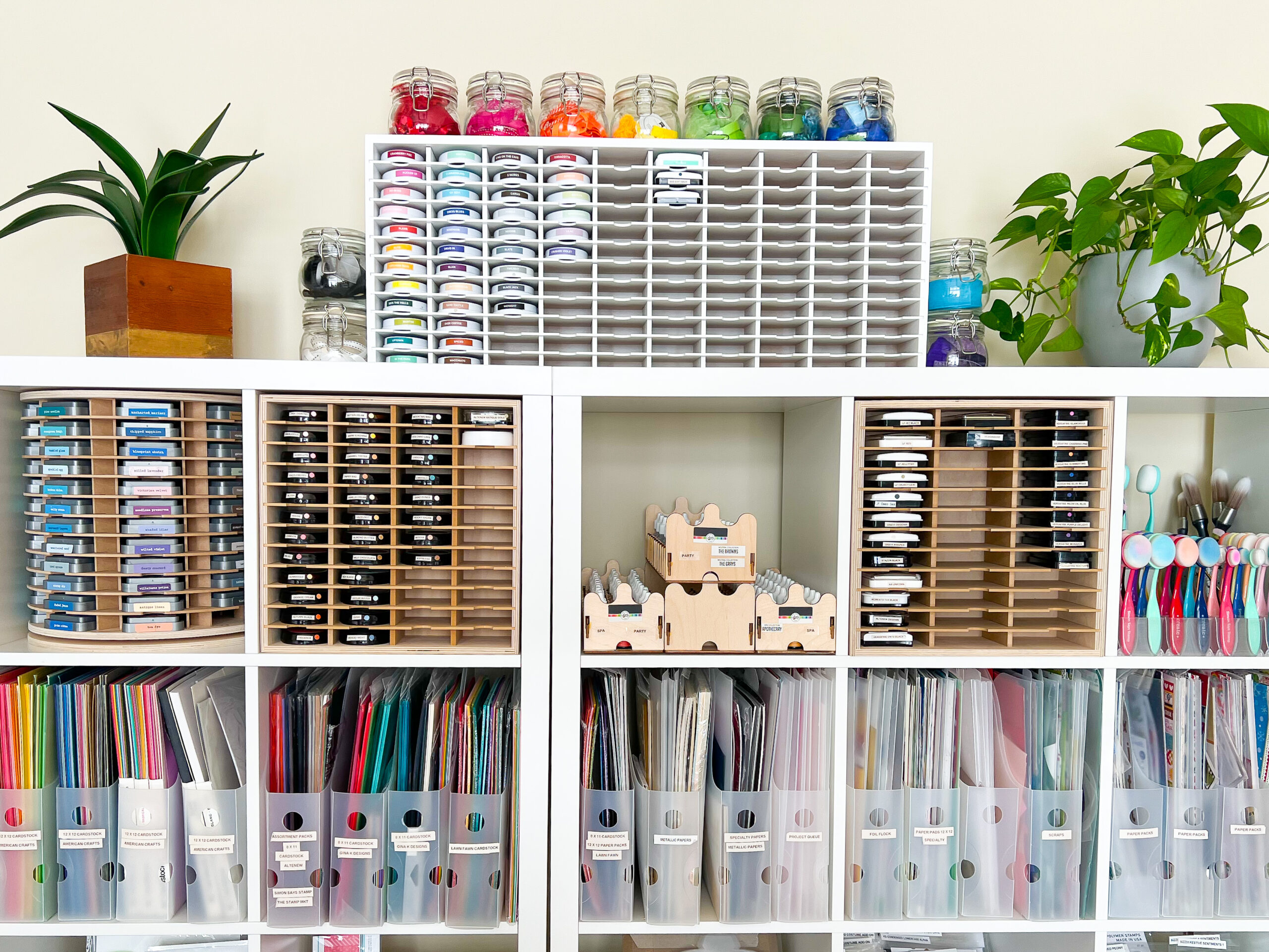 This $20 Ink Pad Storage Is AWESOME! - Craft Room Organization